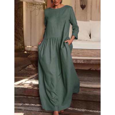 solid color temperament dress HF2208-04-03 solid color temperament dress HF2208-04-03