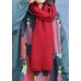 2019 whiter warm cotton Cinched red scarves