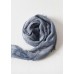 women tassel dark blue cotton linen big scarf casual vintage scarves