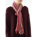red winter women warm scarf National style knit scarves
